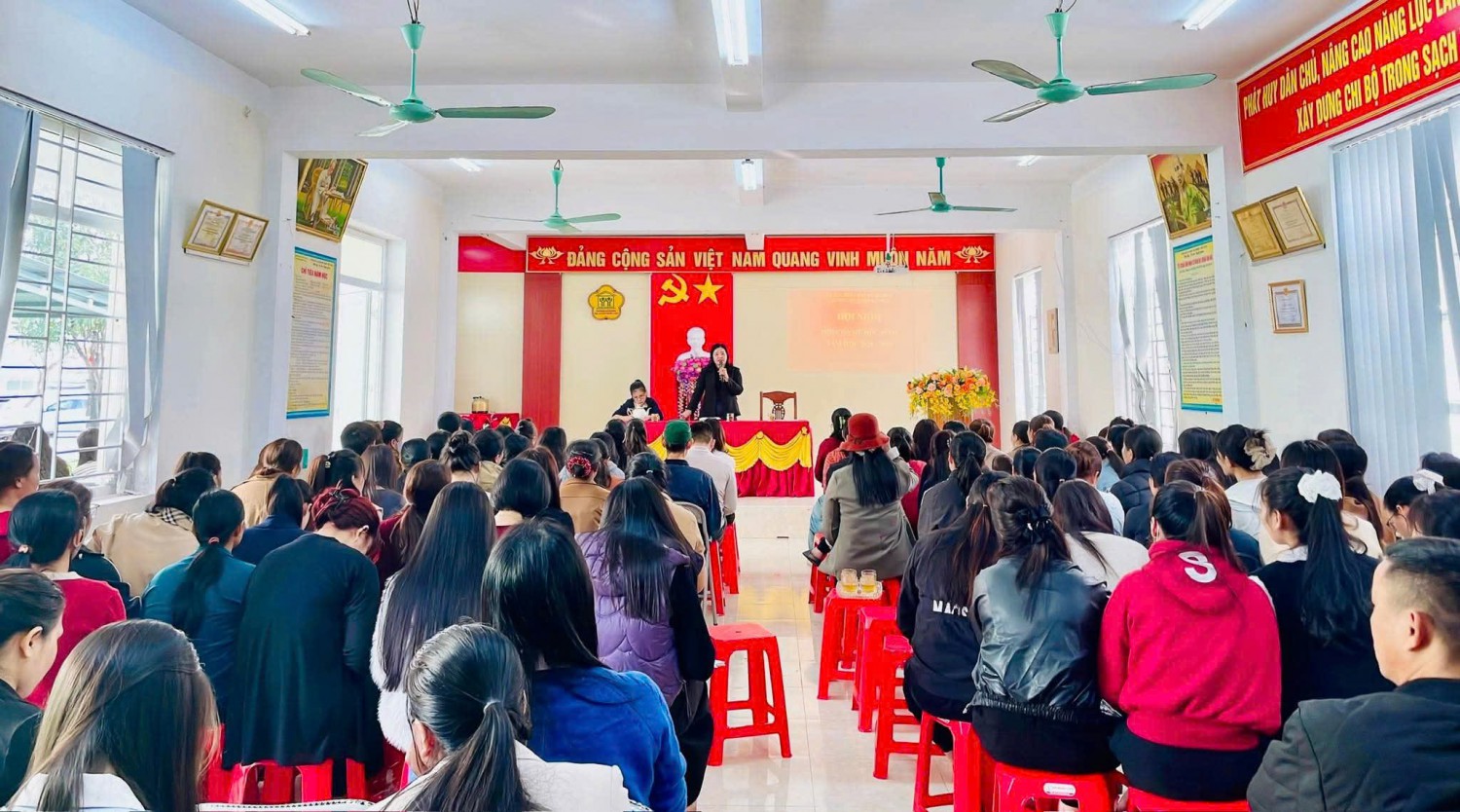 TRƯỜNG MẦM NON KỲ HOA TỔ CHỨC THÀNH CÔNG HỘI NGHỊ CHA MẸ HỌC SINH LẦN THỨ 2 – NĂM HỌC 2025–2026