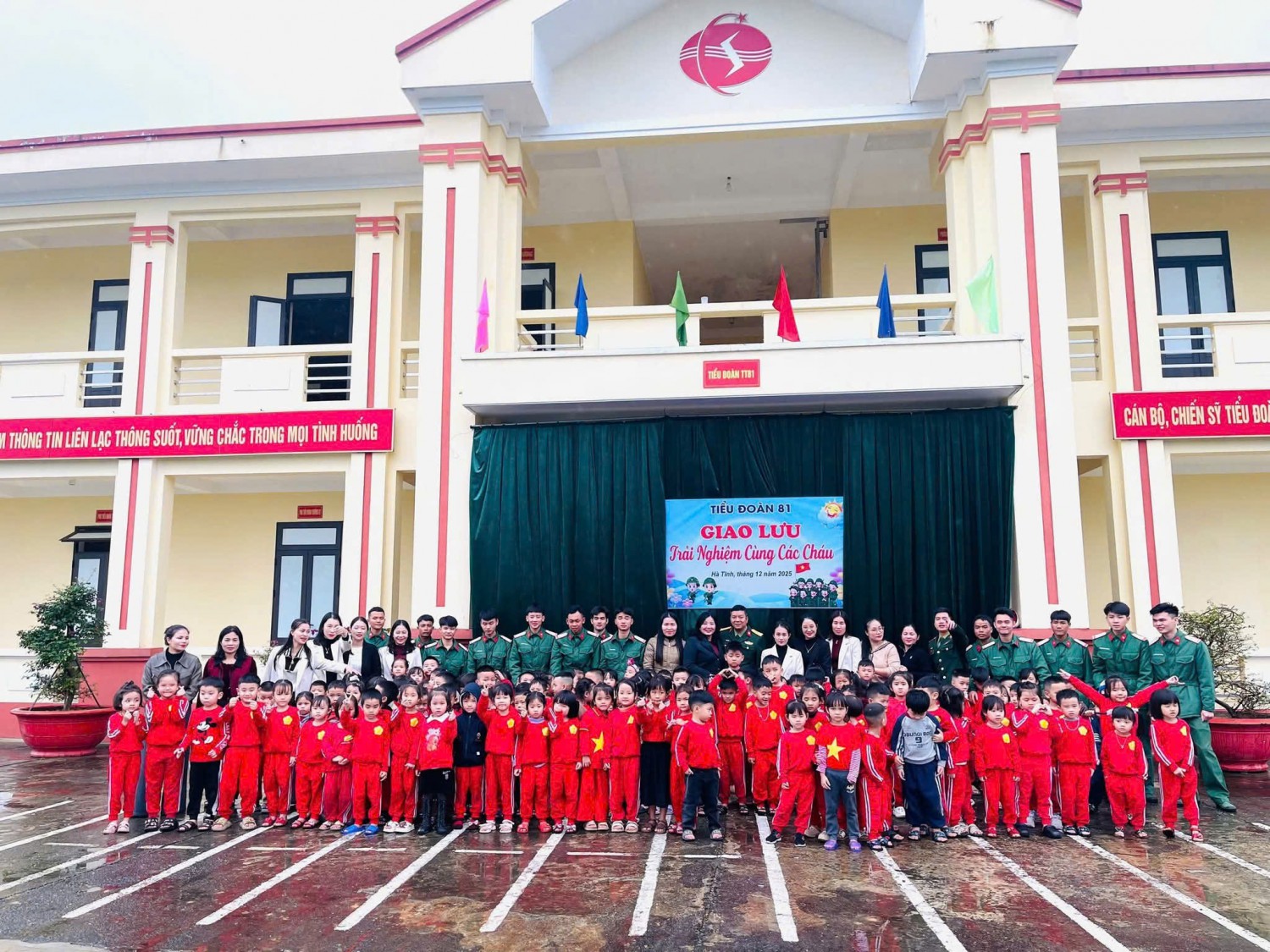 Hành trình trải nghiệm đầy ý nghĩa của các bé 4 và 5 tuổi tại Tiểu đoàn 81