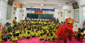 RỘN RÀNG LỄ HỘI TRUNG THU Ở TRƯỜNG MẦM NON KỲ HOA