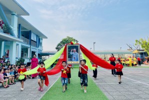 TRƯỜNG MẦM NON KỲ HOA TỔ CHỨC NGÀY HỘI THỂ DỤC THỂ THAO CHO TRẺ MẪU GIÁO KHỐI  3 TUỔI