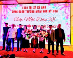 DẤU ẤN  KHÓ PHAI BUỔI GẶP MẶT DÂU RỂ TẠI TRƯỜNG MẦM NON KỲ HOA " ĐONG ĐẦY TÌNH YÊU THƯƠNG VÀ GẮN KẾT"
