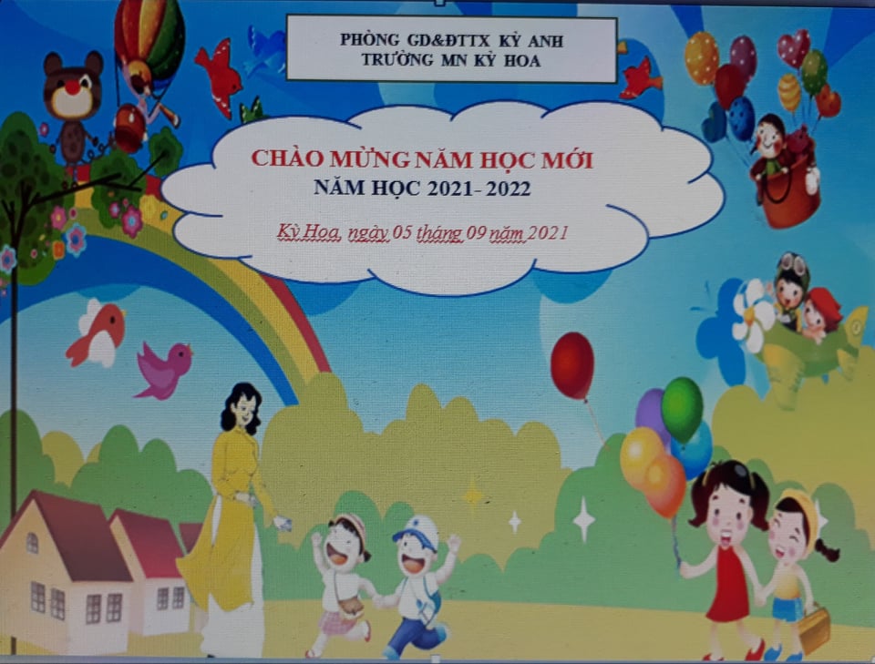 lỄ KHAI GIẢNG NĂM HỌC 2021 - 2022 TẠI TRƯỜNG MẦM NON KỲ HOA