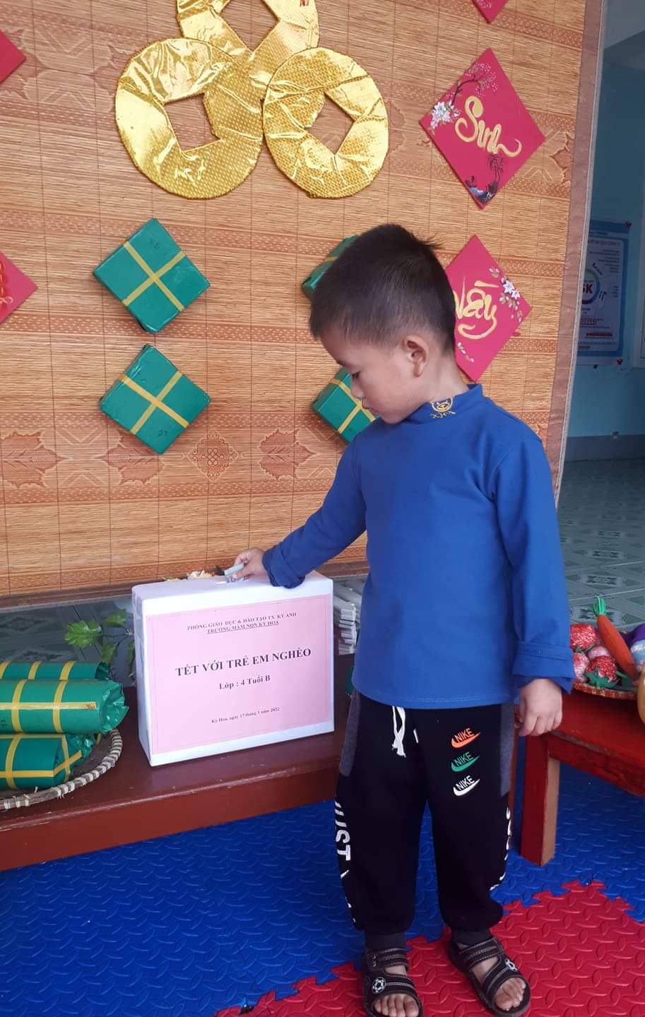 Trường mầm non Kỳ Hoa tổ chức chương trình  “Xuân yêu thương”