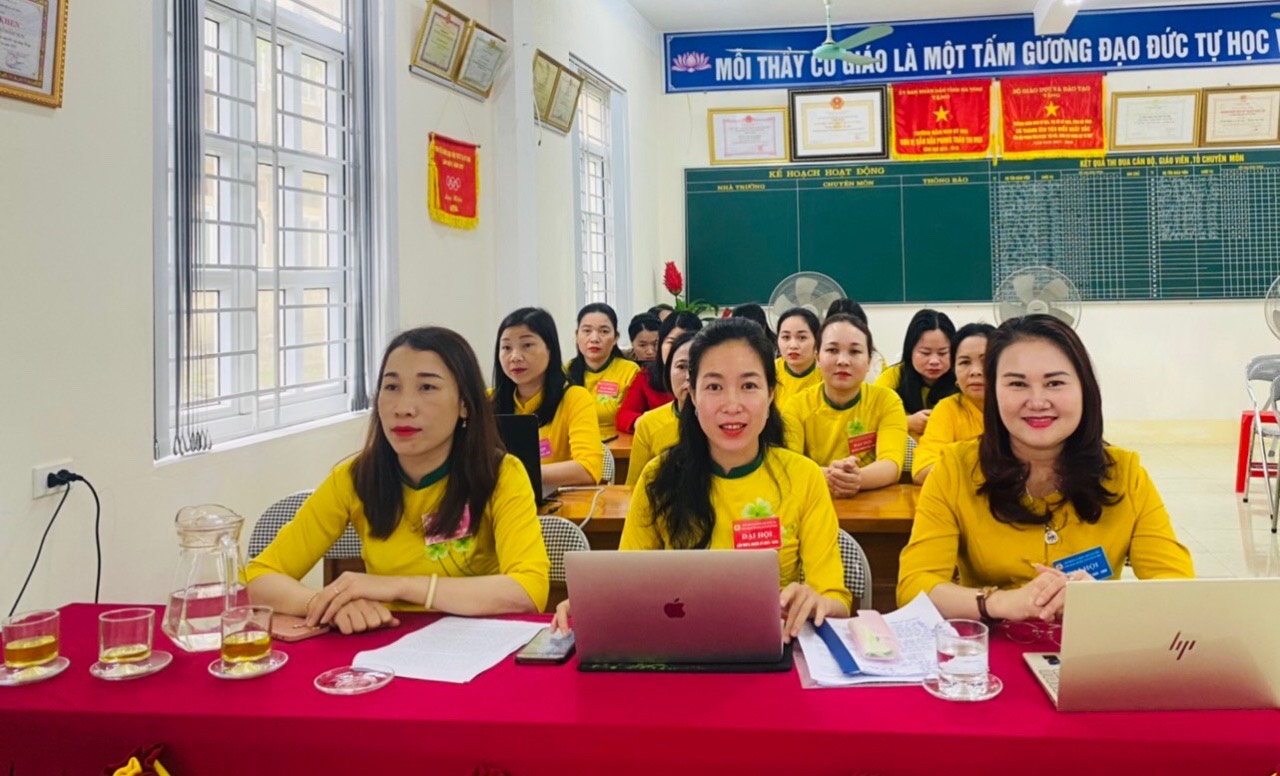ĐẠI HỘI CÔNG ĐOÀN CƠ SỞ TRƯỜNG MẦM NON KỲ HOA NHIỆM KỲ 2023-2028
