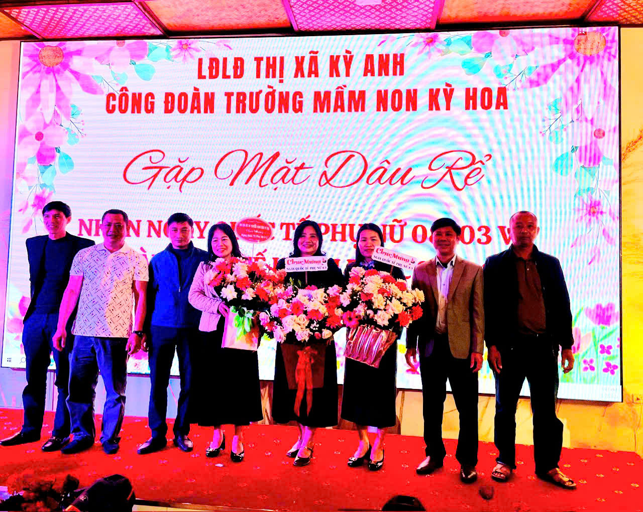 DẤU ẤN  KHÓ PHAI BUỔI GẶP MẶT DÂU RỂ TẠI TRƯỜNG MẦM NON KỲ HOA " ĐONG ĐẦY TÌNH YÊU THƯƠNG VÀ GẮN KẾT"